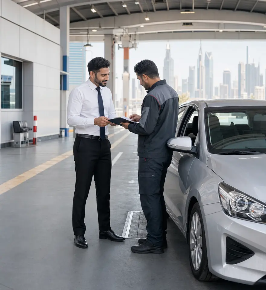 RTA Vehicle Inspection and Registration Driver service by FWF Safe Driver